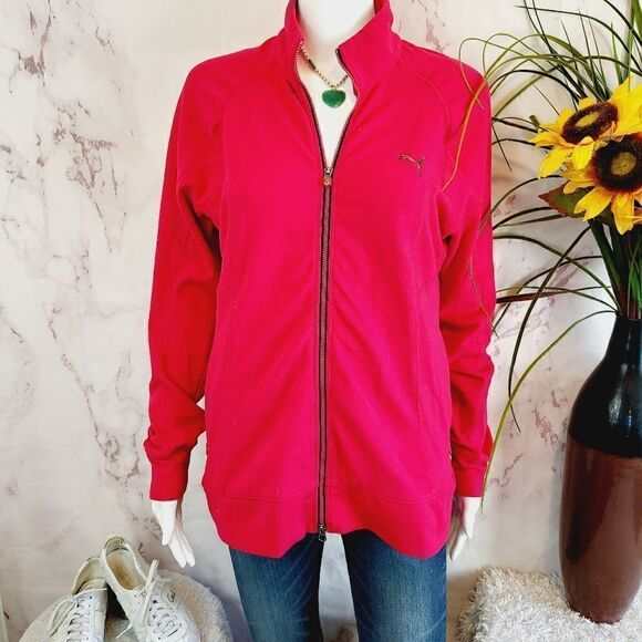 Puma perfect bright berry full zip track jacket - Picture 2 of 7